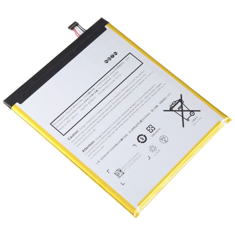 Amazon Kindle Fire HD 8th K72LL3 K72LL4 Battery 26S1021 4850mAh (MOQ:50 pcs) 