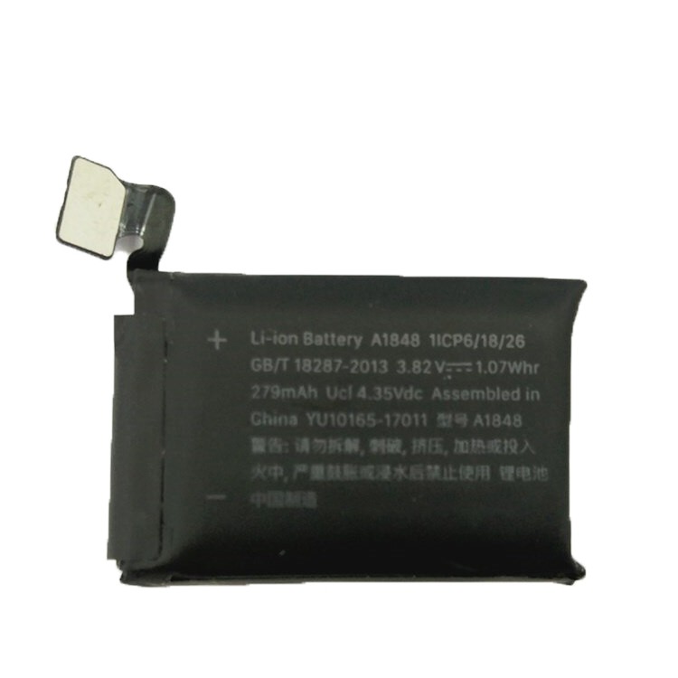Apple Watch Series 3 GPS/Cellular 38mm - Battery Li-Ion 3.82V 279mAh A1848 (Original) (MOQ:50 pcs)