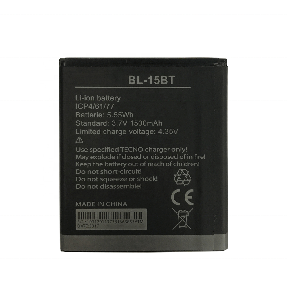 Tecno Battery BL-15BT 1500mAh (MOQ:50 pcs)