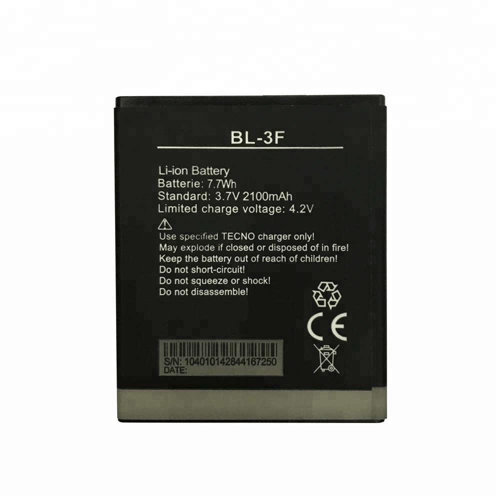 Tecno Battery BL-3F 2100mAh (MOQ:50 pcs)