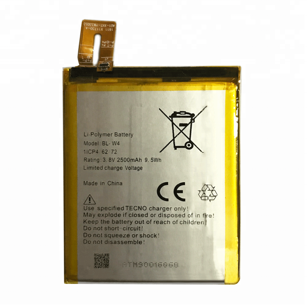 Tecno Battery BL-W4 2500mAh (MOQ:50 pcs)