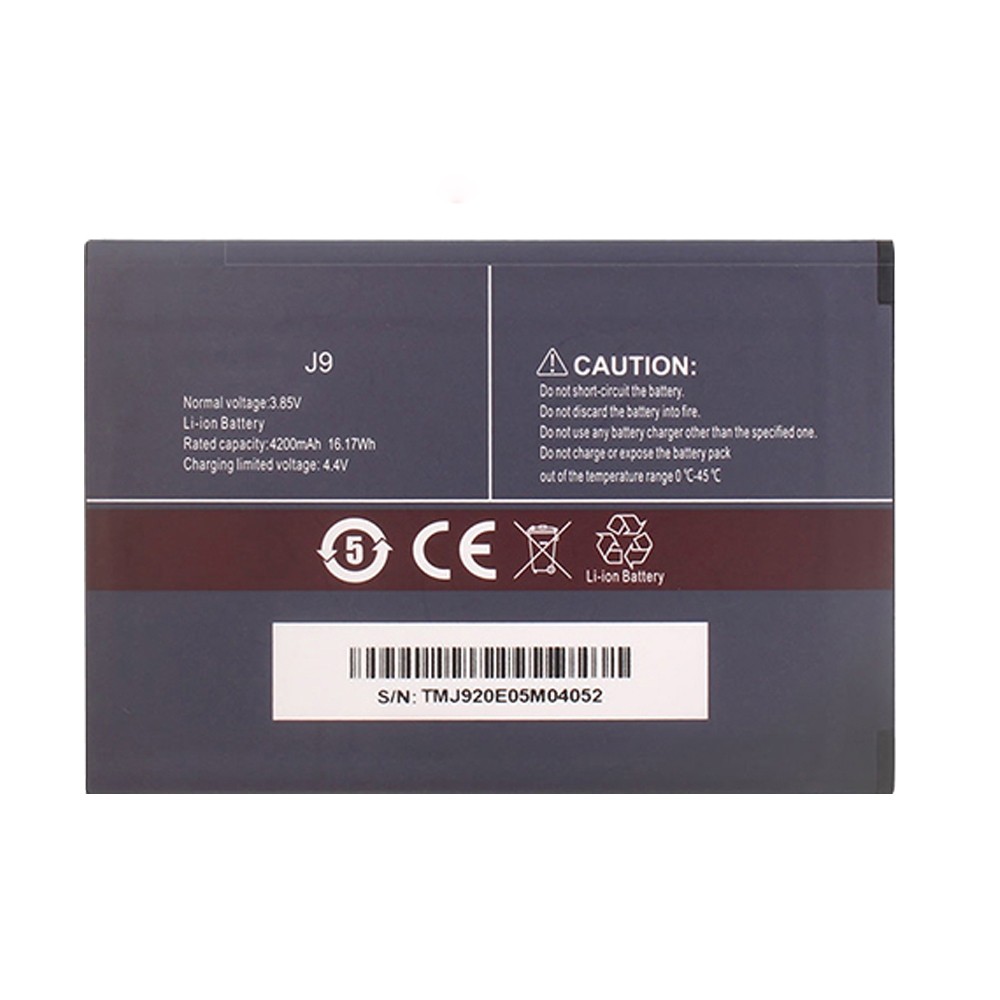 Cubot J9 Battery 4200mAh (MOQ:50 pcs) 