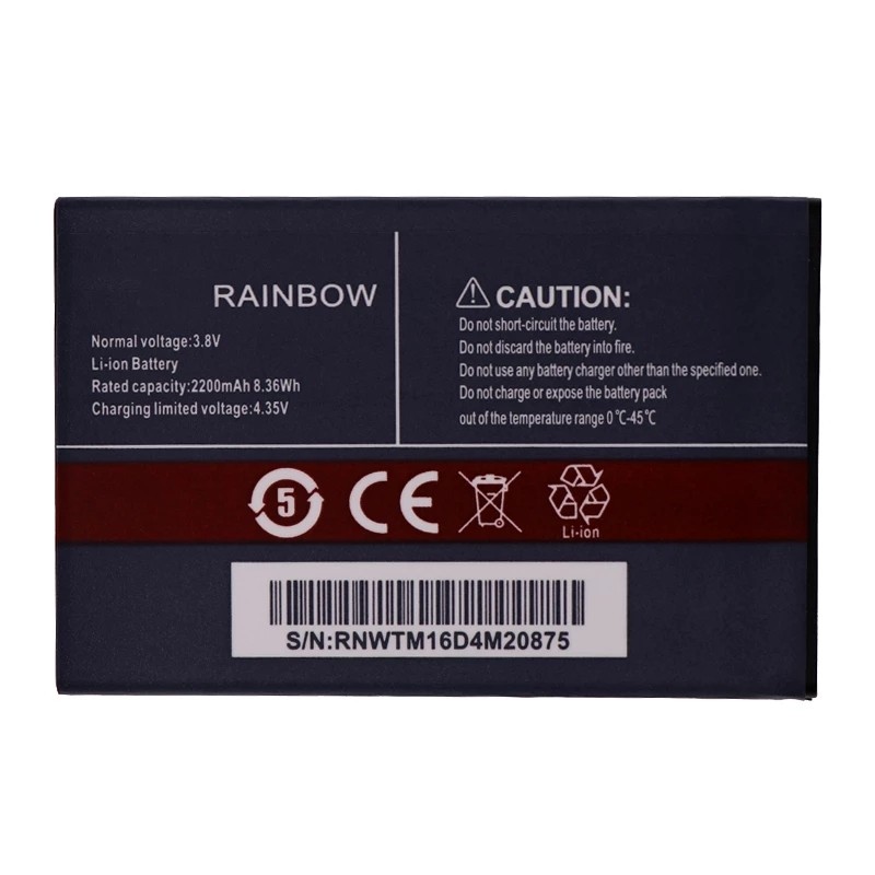 Cubot Rainbow Battery 2200mAh (MOQ:50 pcs) 