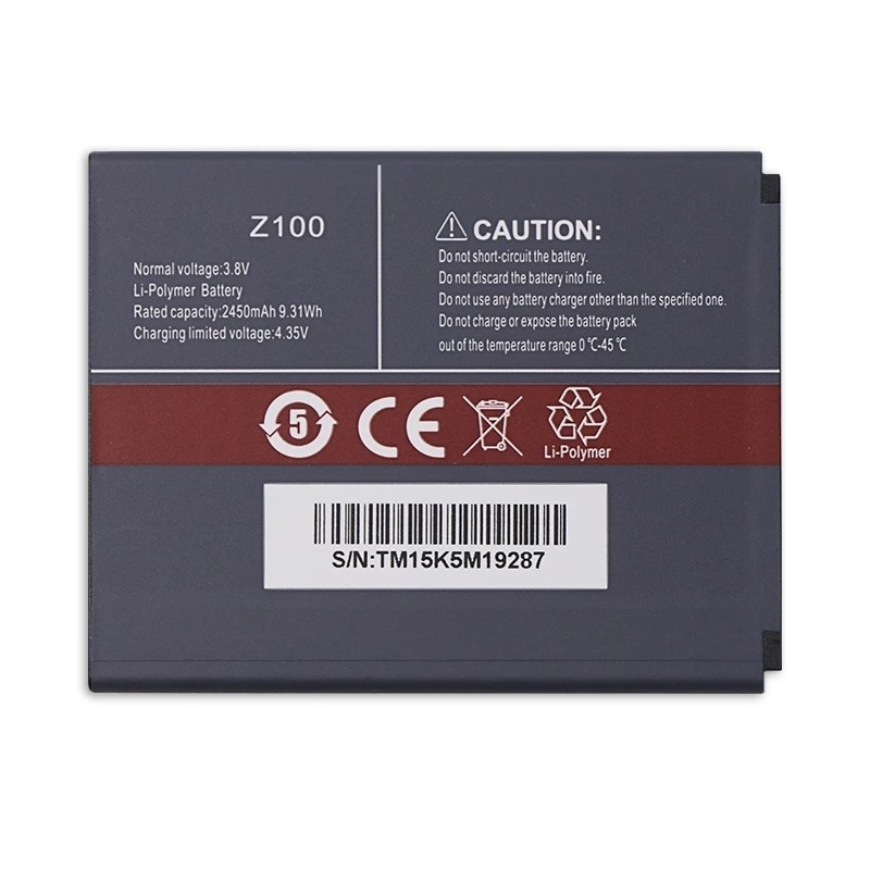 Cubot Z100 Battery 2450mAh (MOQ:50 pcs) 