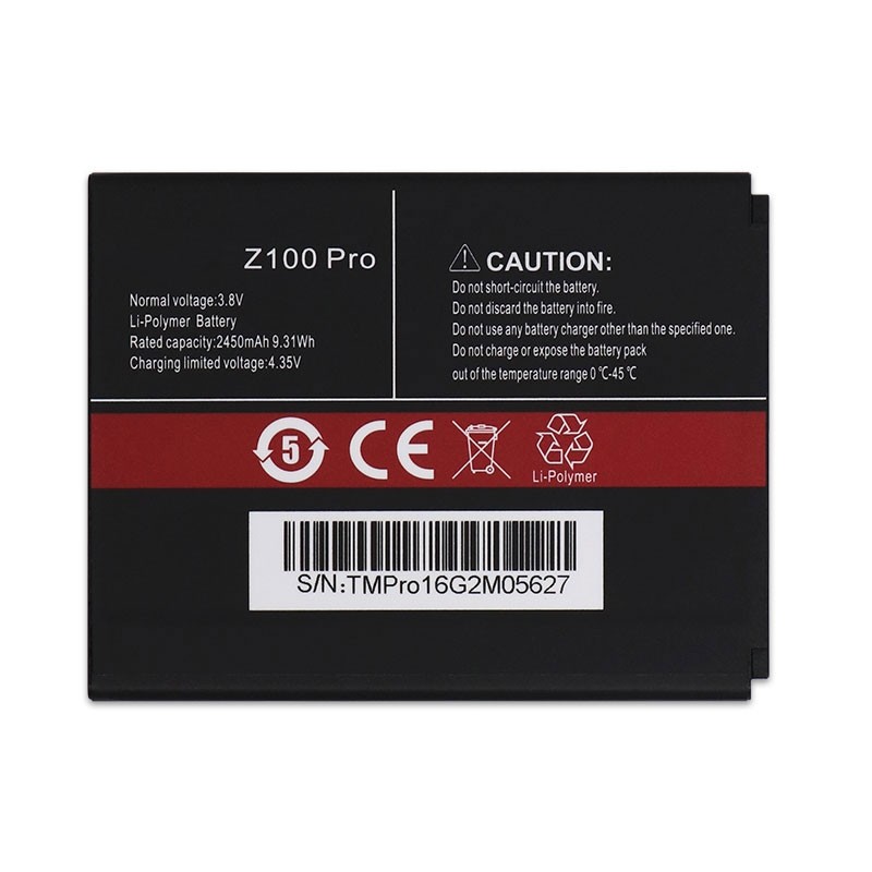 Cubot Z100 Pro Battery 2450mAh (MOQ:50 pcs) 