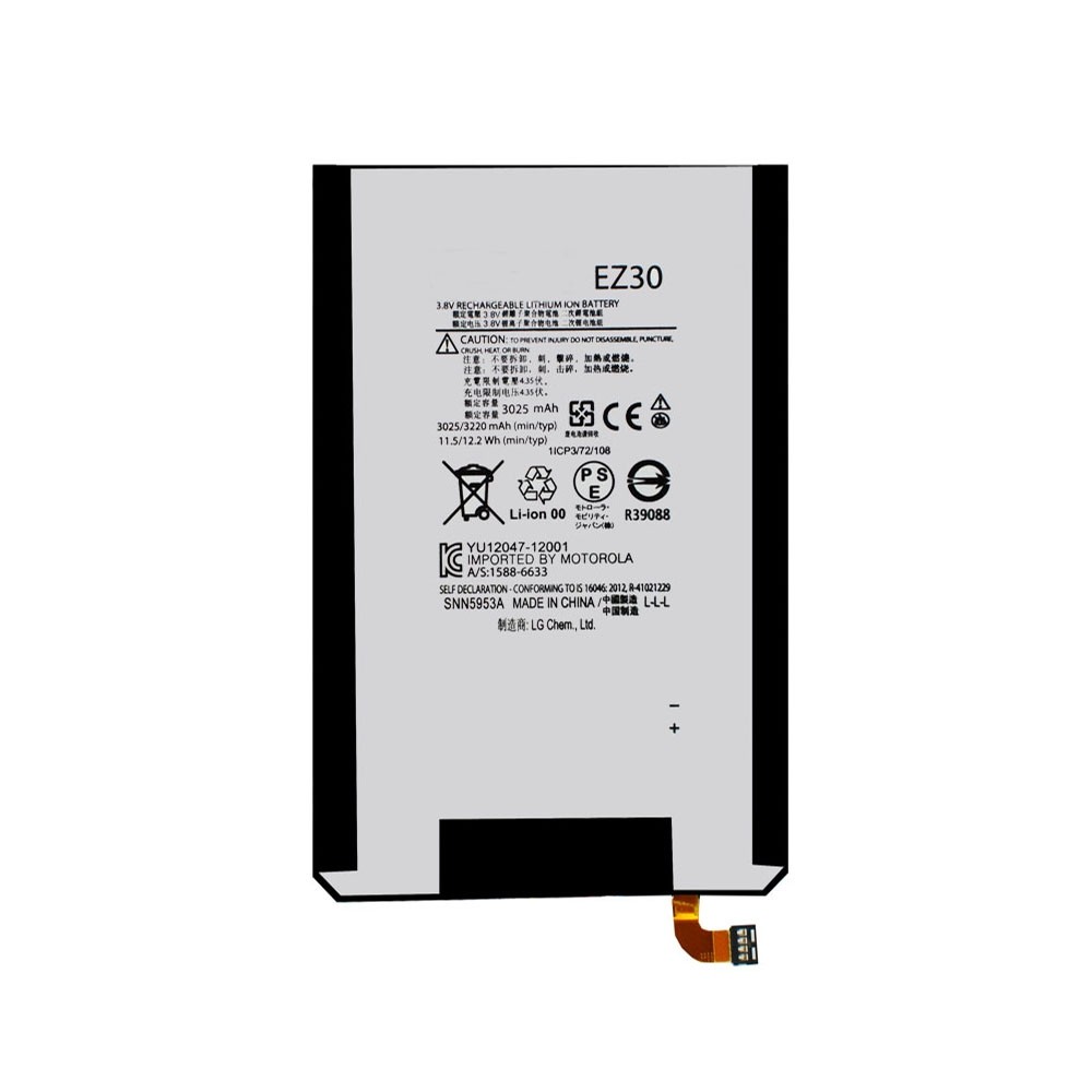 Motorola Nexus 6 64GB - Battery Li-Ion-Polymer EZ30 3220mAh (MOQ:50 pcs)