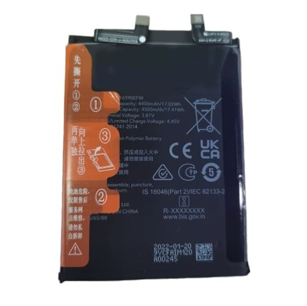 Honor 70 Pro/ 70 Pro+ Battery Li-Ion-Polymer HB516590EFW 4500mAh (MOQ:50 pcs)