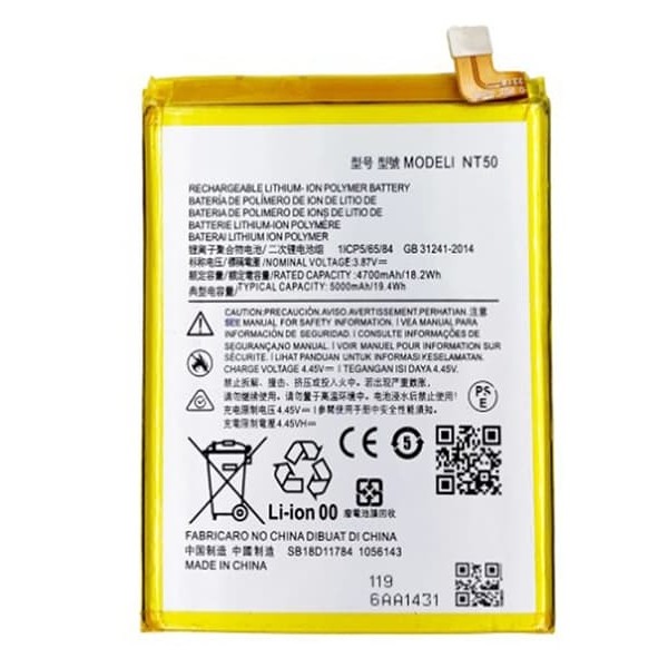Motorola Edge 20 Fusion Lite XT2139 - Battery Li-Ion-Polymer NT50 5000mAh (MOQ:50 pcs) 