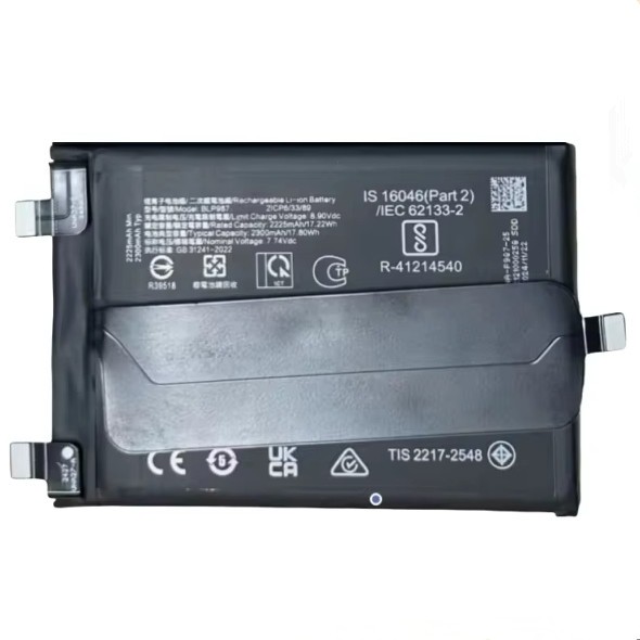 Realme GT3 - Battery Li-Ion-Polymer BLP987 4600mAh (MOQ:50 pcs) 