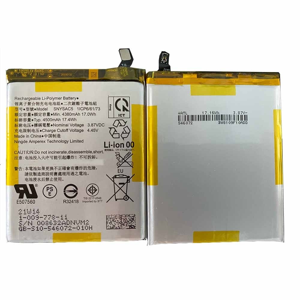 Sony Xperia 10 III XQBC62/B - Battery Li-Ion-Polymer SNYSAC5 4500mAh (MOQ:50 pcs) 