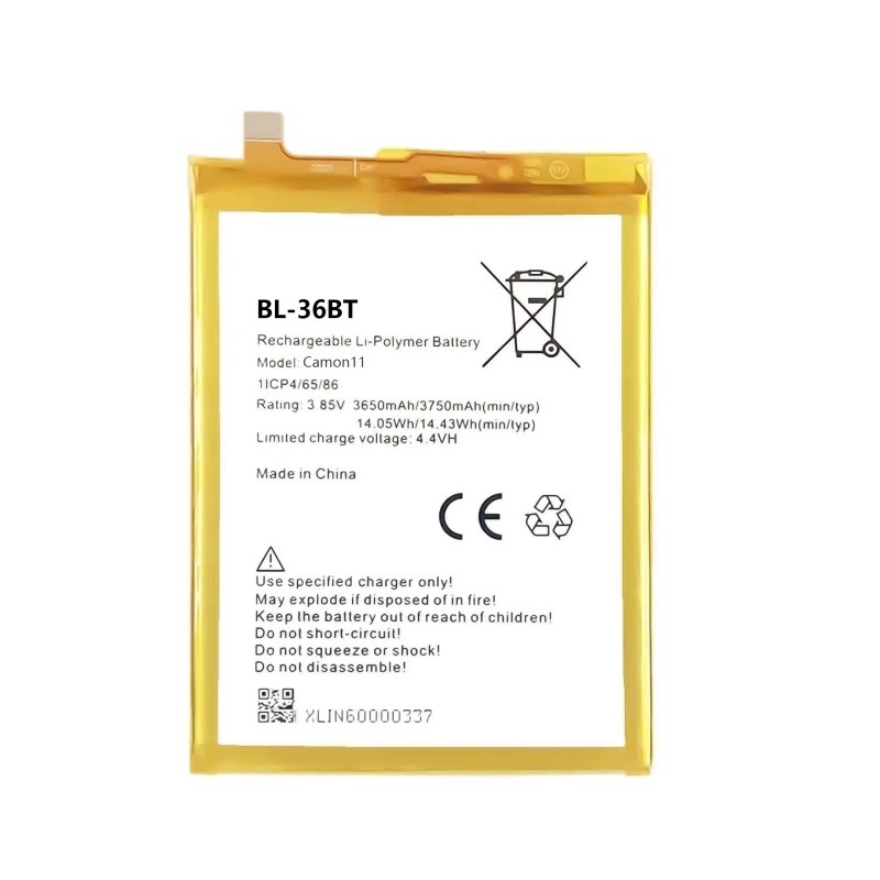 Tecno Camon X/Camon X11 Battery BL-36BT 3750mAh (MOQ:50 pcs)