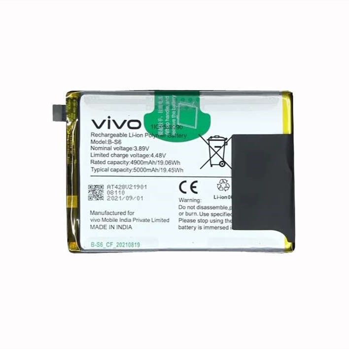 Vivo iQOO Z5 5G - Battery Li-Ion-Polymer B-S6 5000mAh (MOQ:50 pcs) 