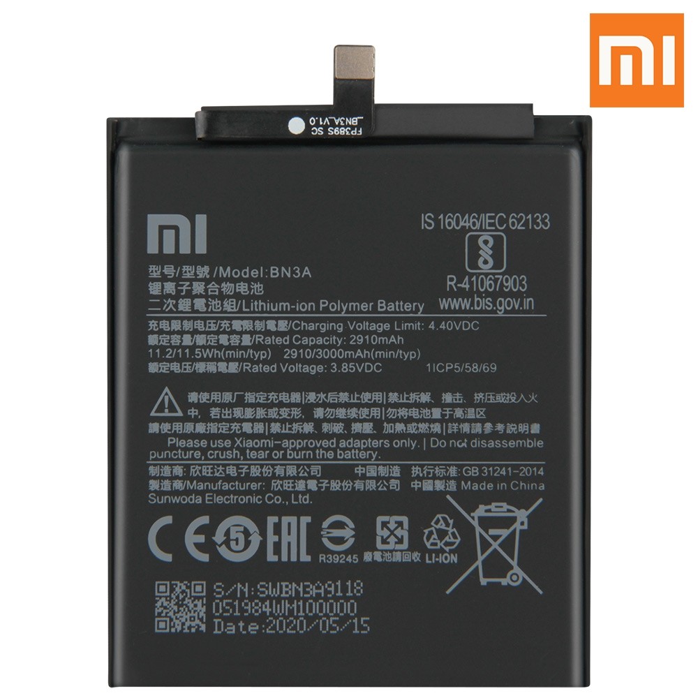 Xiaomi Redmi Go - Battery Li-Ion-Polymer BN3A 2910mAh (MOQ:50 pcs) 