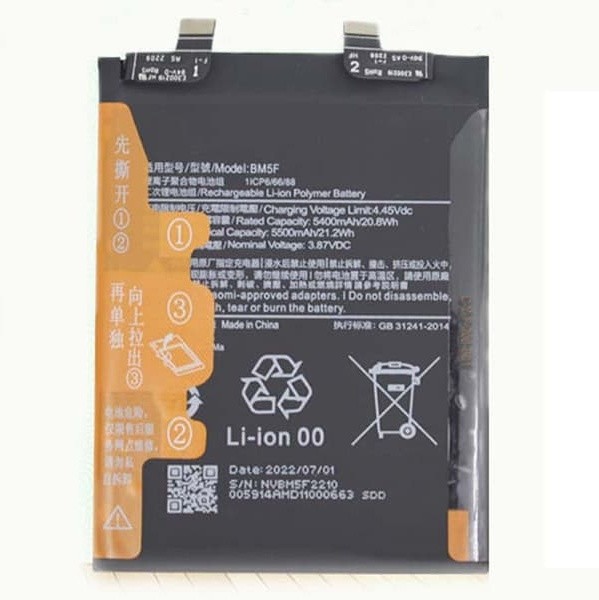 Xiaomi Redmi K50 Pro - Battery Li-Ion BM5E 5000mAh (MOQ:50 pcs)