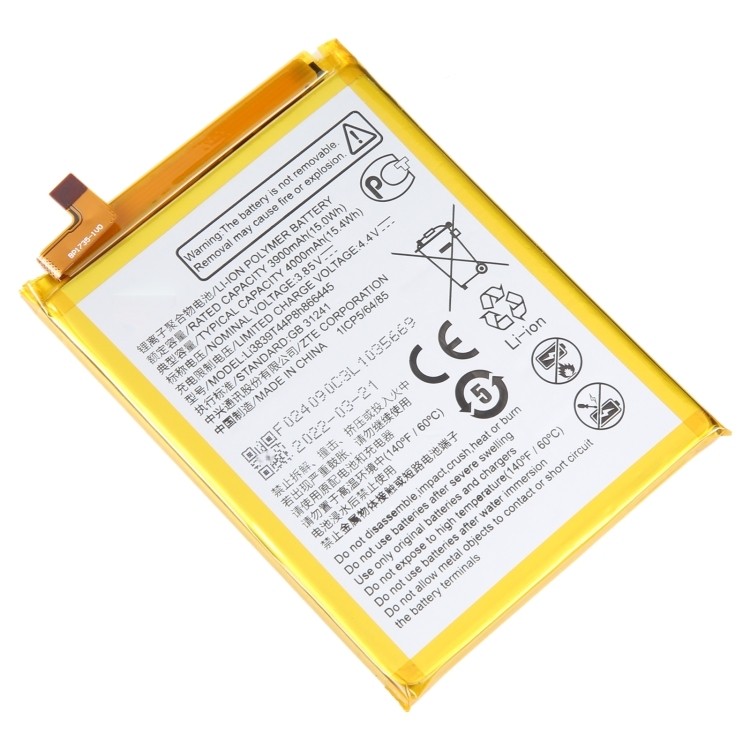 ZTE 7530N Battery Li3839T44P8h866445 3900mAh (MOQ:50 pcs) 
