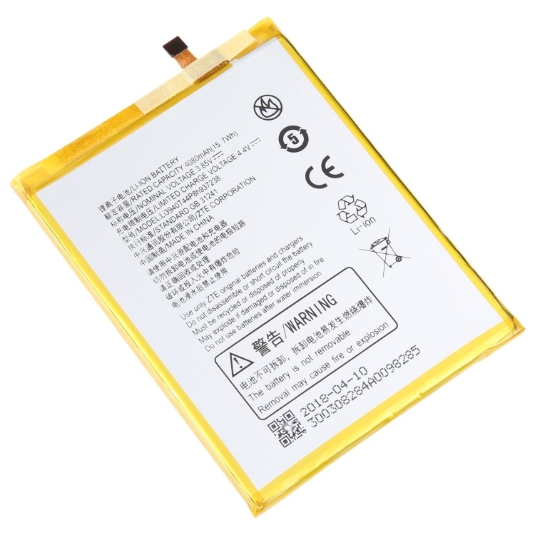 ZTE Blade Z Max Z982 Battery Li3940T44P8h937238 4080mAh (MOQ:50 pcs) 