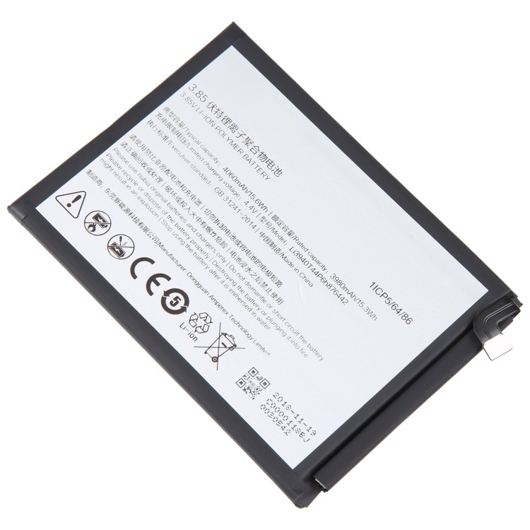 ZTE Nubia V18 NX612j Battery Li3940T44P6h876442 4060mAh (MOQ:50 pcs) 