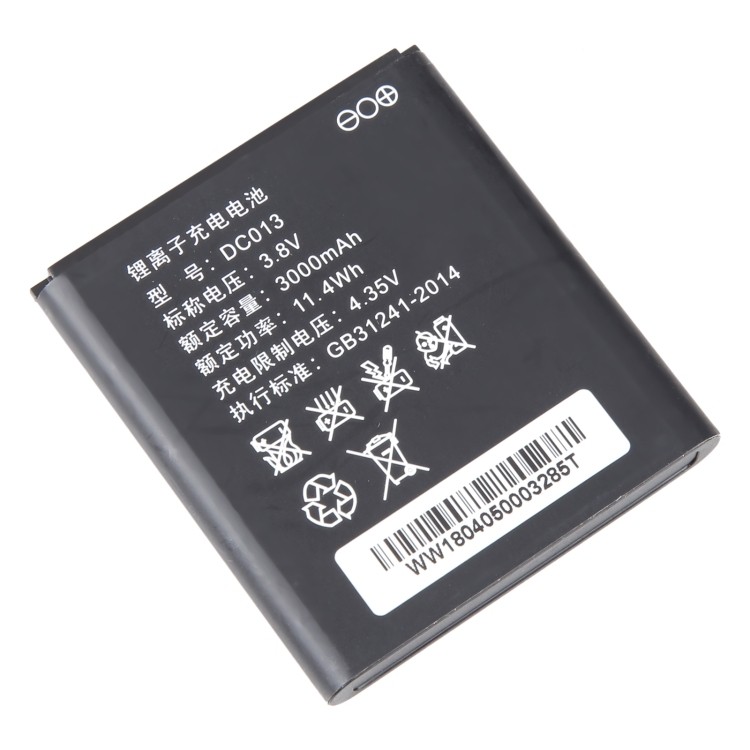 ZTE Nubia WD670 4G Battery DC013 3000mAh (MOQ:50 pcs) 