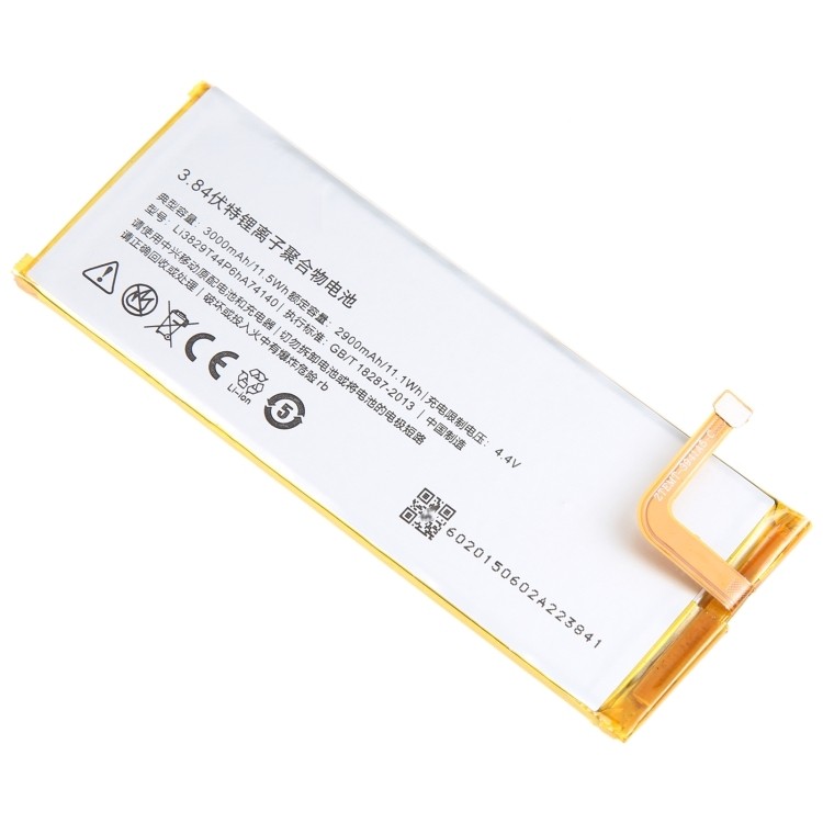 ZTE Nubia Z9 mini NX511J Battery Li3829T44P6hA74140 3000mAh (MOQ:50 pcs) 