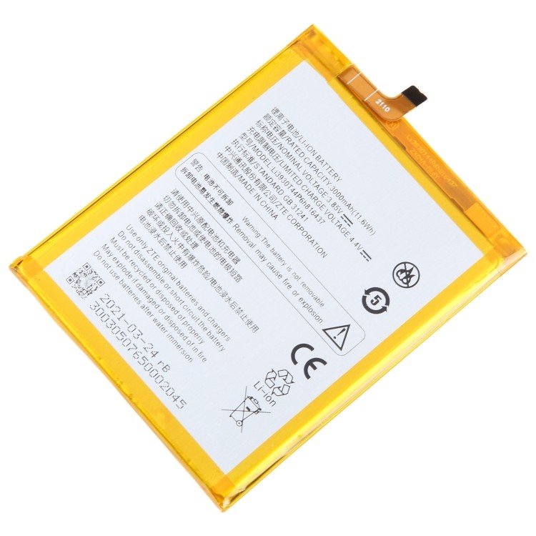 ZTE Vodafone Smart V8 VFD710 Battery Li3930T44P6h816437 3000mAh (MOQ:50 pcs) 