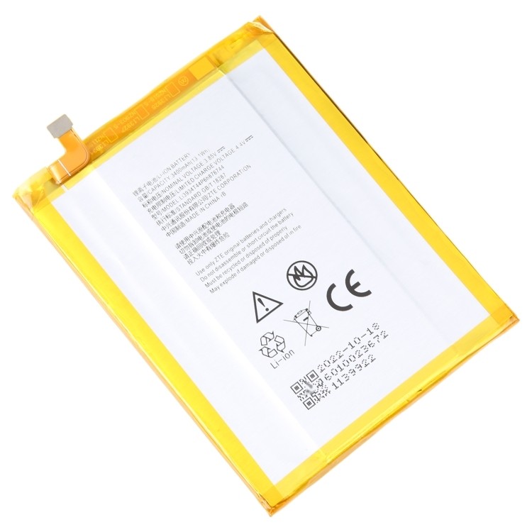 ZTE ZMAX PRO Z981 GRAND X MAX 2 Z988 Z963U Battery Li3934T44P8h876744 3400mAh (MOQ:50 pcs) 